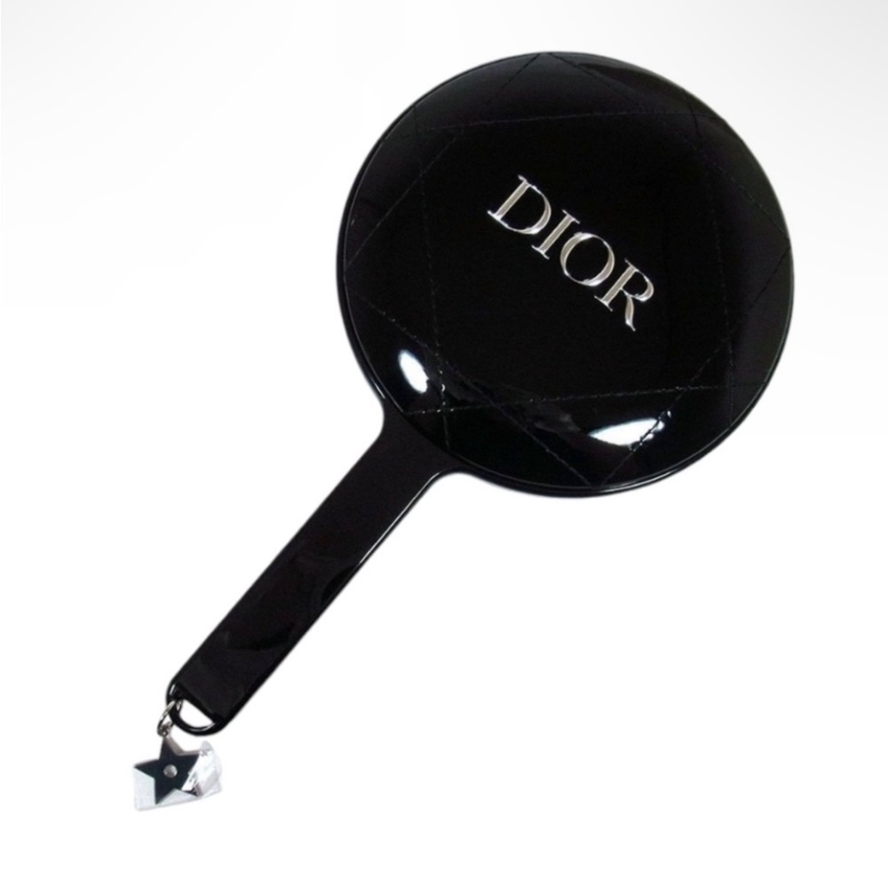NWT Christian Dior Beauty Black Hand Mirror with Case 23 x 13cm NIB - Picture 6 of 15
